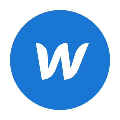 An image of the Webflow logo.